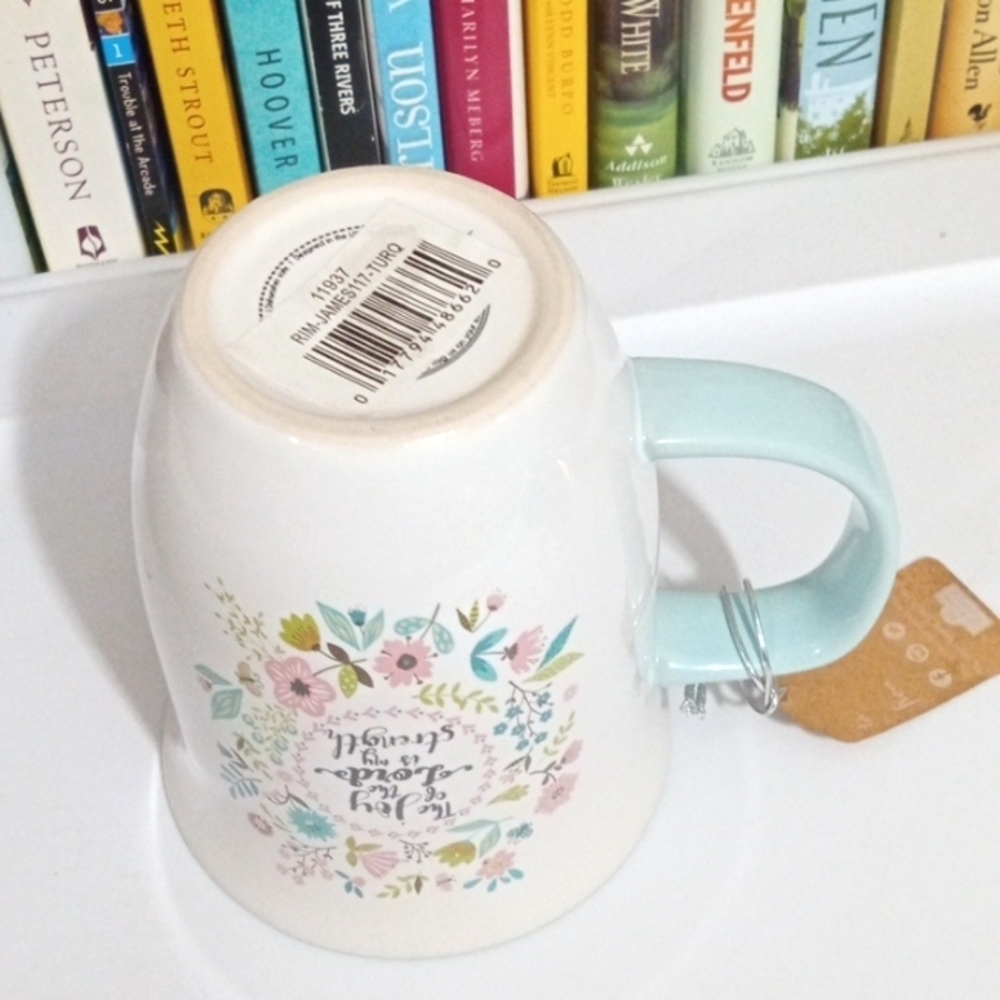 THE JOY OF THE LORD IS MY STRENGTH INSPIRATIONAL COFFEE MUG 16oz. NWT - Picture 6 of 6